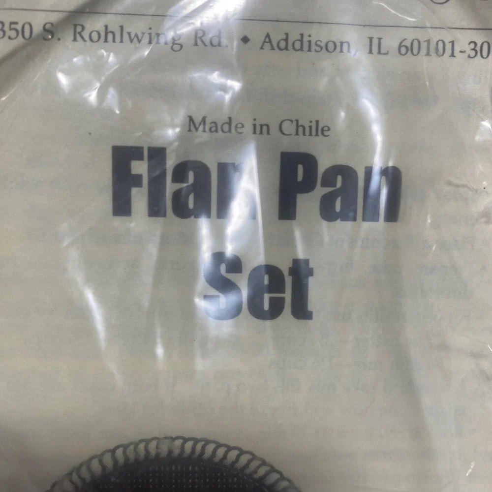 Pampered Chef Flan Pan Set 10.5in Silver New 1700 Fluted Tart Pans Set of 2